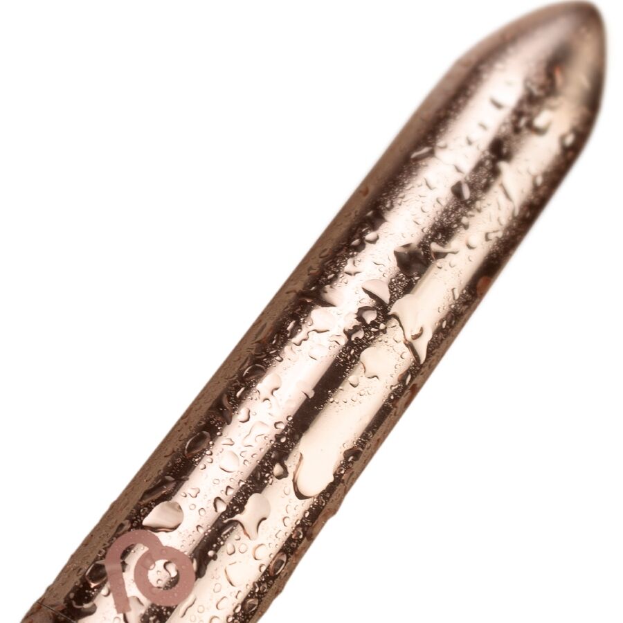 ROCKS-OFF - RECHARGEABLE VIBRATING BULLET GOLDEN ROSE - NOCTURNA DESIRES