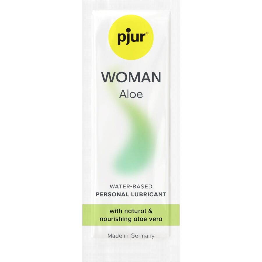PJUR - WOMAN ALOE WATER-BASED LUBRICANT 2 ML - NOCTURNA DESIRES