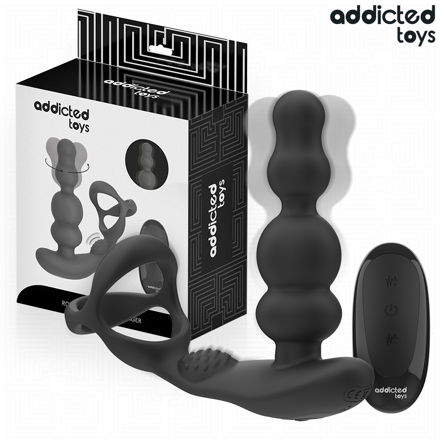 ADDICTED TOYS - ROTATING PROSTATE MASSAGER REMOTE CONTROL - NOCTURNA DESIRES