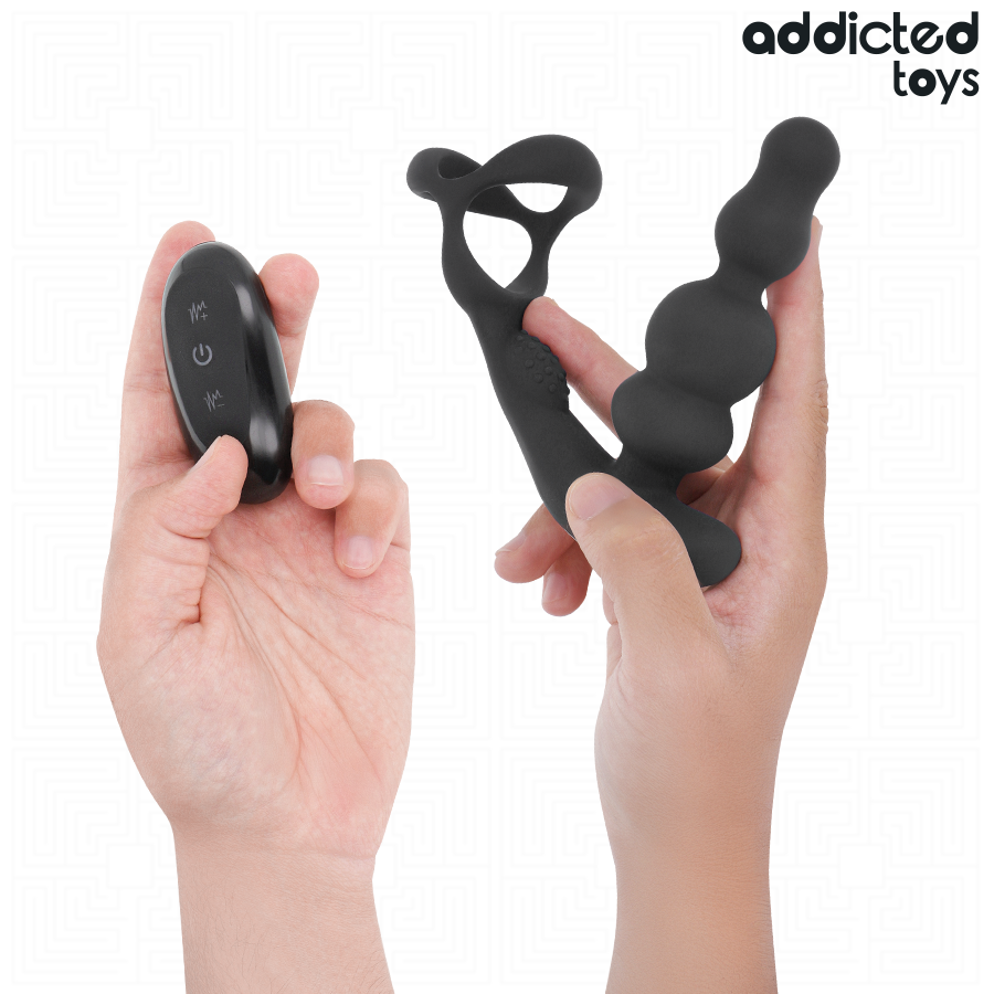 ADDICTED TOYS - ROTATING PROSTATE MASSAGER REMOTE CONTROL - NOCTURNA DESIRES