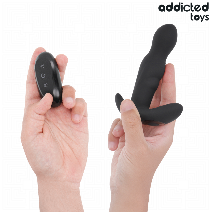 ADDICTED TOYS - ROTATING VIBRATING ANAL PLUG REMOTE CONTROL - NOCTURNA DESIRES