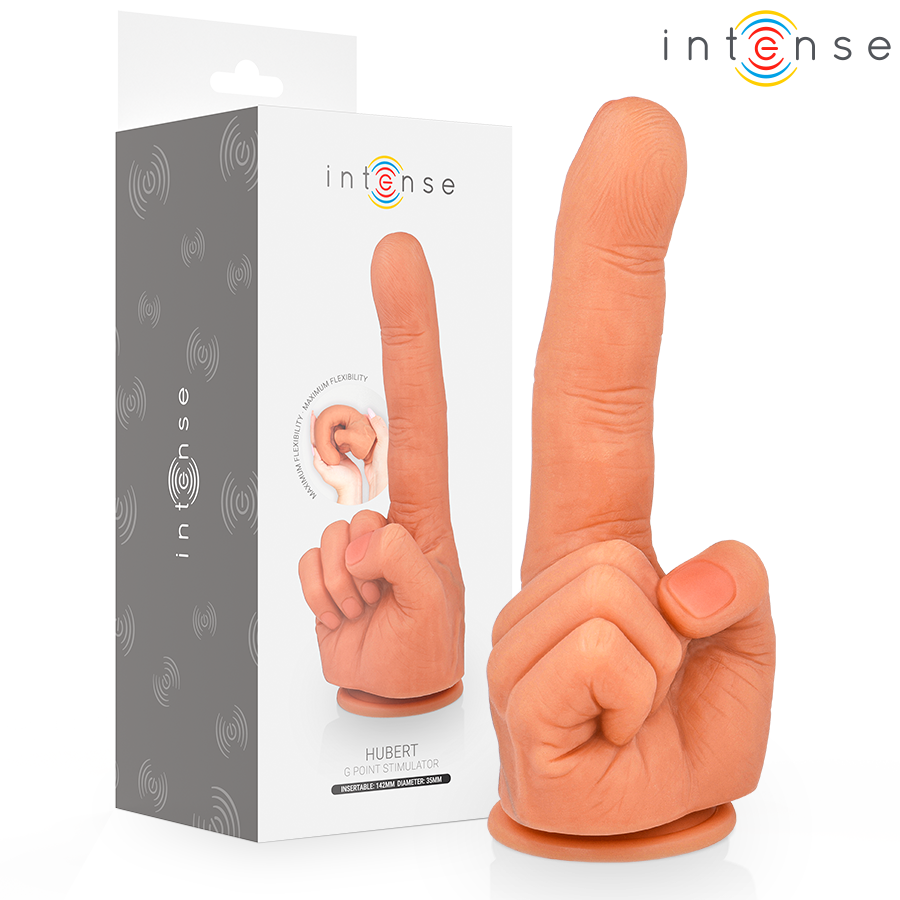 INTENSE - HUBERT G-SPOT STIMULATOR FLEXIBLE HAND 14.2 CM - NOCTURNA DESIRES