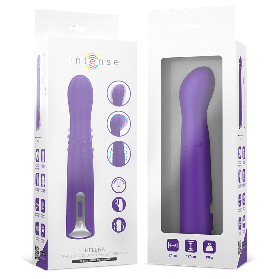 INTENSE - HELENA BEADS UP & DOWN WIGGLE VIBRATOR 13.5 CM - NOCTURNA DESIRES