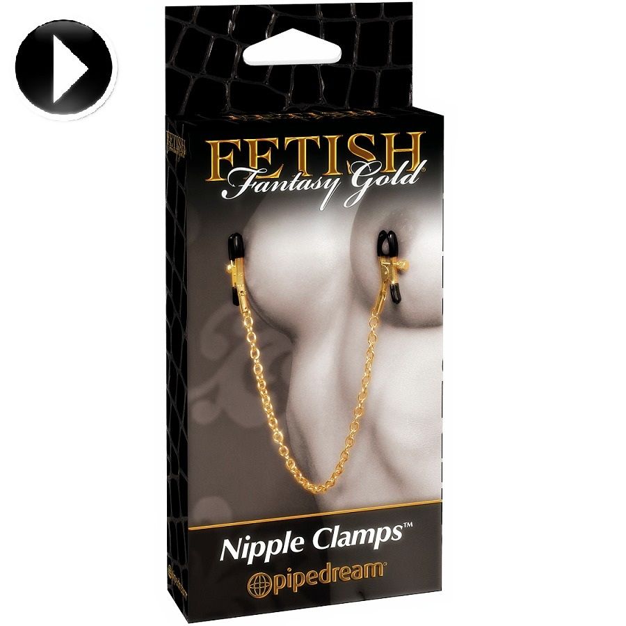 FETISH FANTASY GOLD - NIPPLE CLAMPS FETISH FANTASY GOLD  NOCTURNA DESIRES