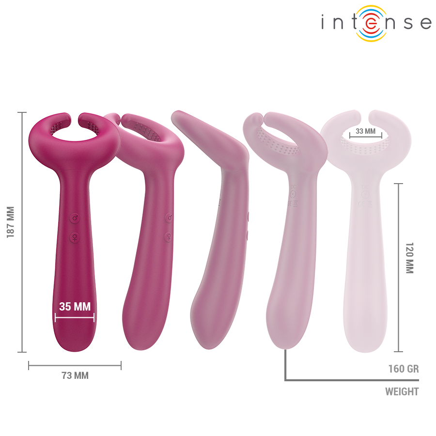 INTENSE - ROWAN INCLUSIVE COUPLE VIBRATOR - NOCTURNA DESIRES