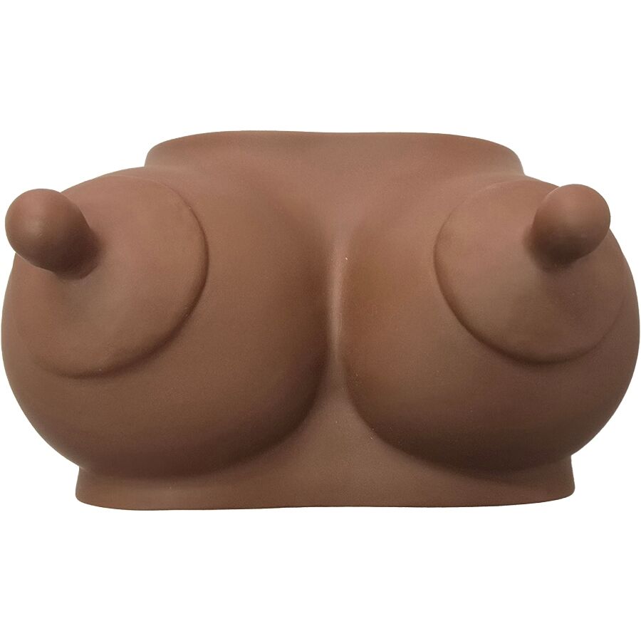 DIABLO PICANTE - PIGGY BANK IN THE SHAPE OF BOOBS DARK TONE - NOCTURNA DESIRES