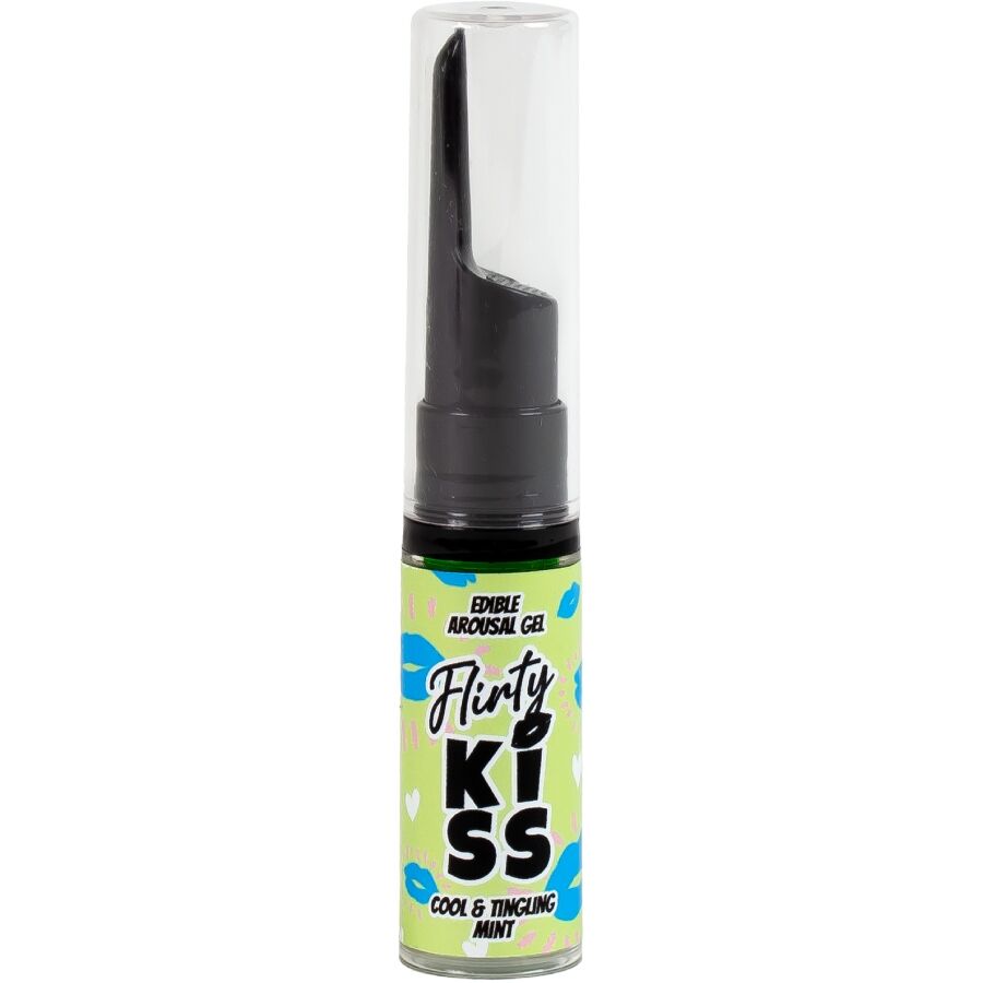 SECRETPLAY - FLIRTY KISS GELS WITH ORAL SEX EFFECTS STRAWBERRY & MINT 2 x 8 GR - NOCTURNA DESIRES