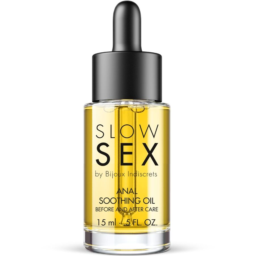 BIJOUX INDISCRETS - SLOW SEX SOOTHING ANAL OIL 15 ML - NOCTURNA DESIRES