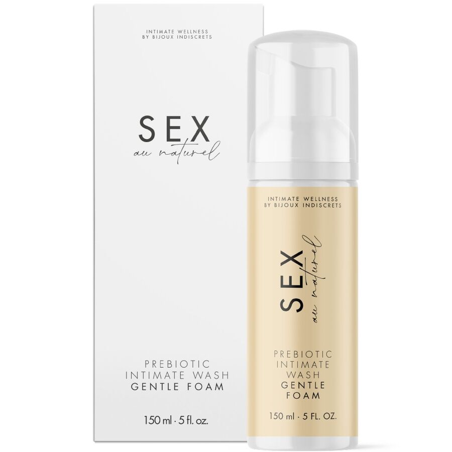 BIJOUX INDISCRETS - SEX AU NATUREL PREBIOTIC INTIMATE GEL WITH FOAM 150 ML - NOCTURNA DESIRES