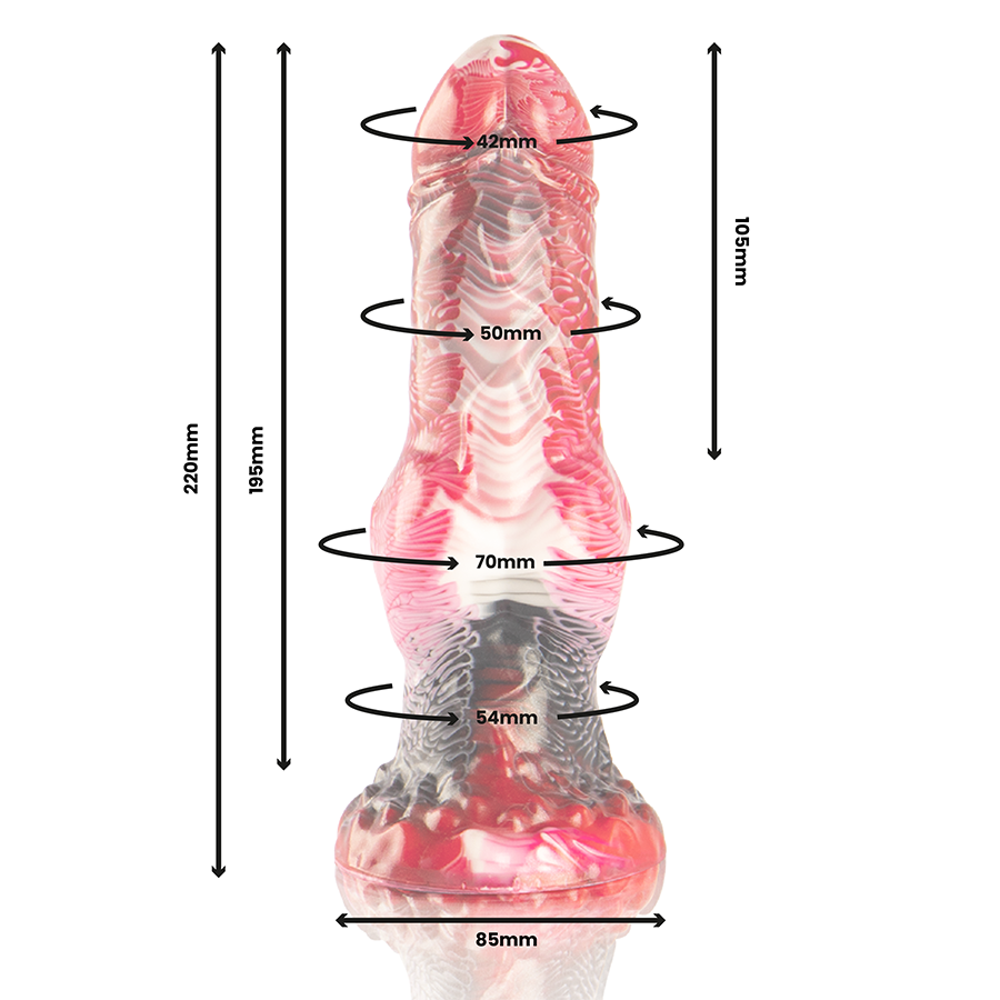 EPIC - HELIOS DILDO WITH TESTICLES HEAT AND ECSTASY - NOCTURNA DESIRES