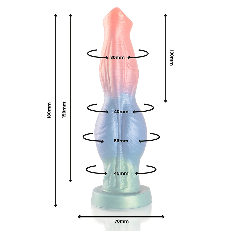 EPIC - ARION DILDO SYMPHONY OF PLEASURE RECHARGEABLE REMOTE CONTROL - NOCTURNA DESIRES
