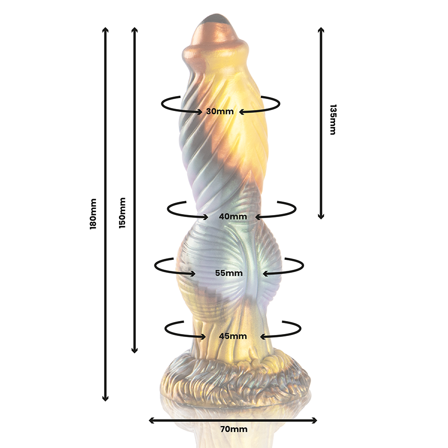EPIC - PHOENIX DILDO THE RESURGENCE OF PLEASURE RECHARGEABLE REMOTE CONTROL - NOCTURNA DESIRES