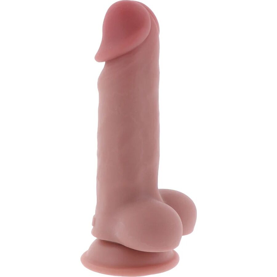 GET REAL - DELUXE REALISTIC PENIS WITH TESTICLES EXTRA THICK 17 CM - NOCTURNA DESIRES