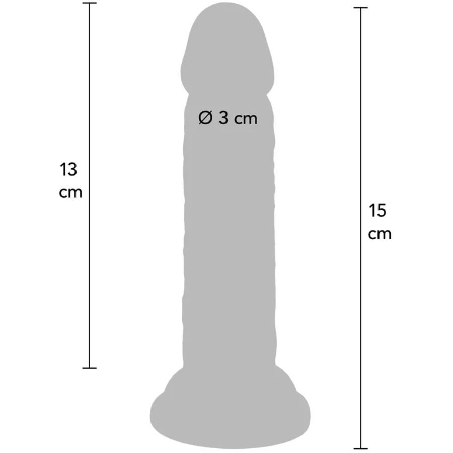 GET REAL - DELUXE REALISTIC PENIS 15 CM - NOCTURNA DESIRES