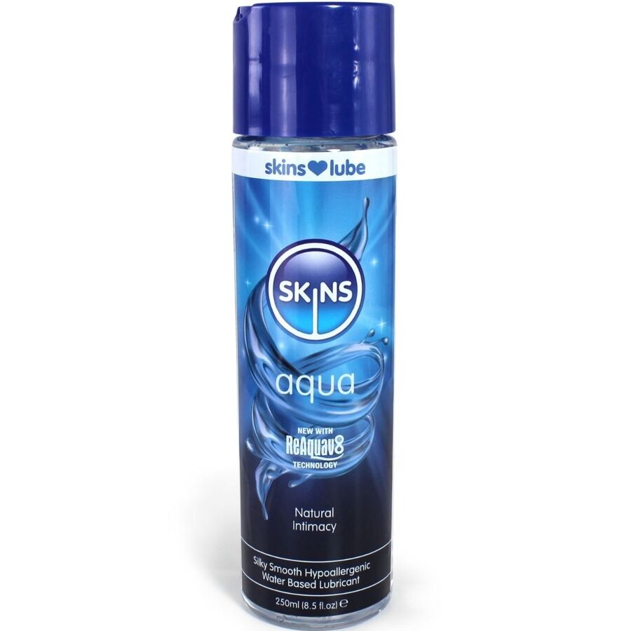 SKINS - AQUA WATER-BASED LUBRICANT 250 ML - NOCTURNA DESIRES