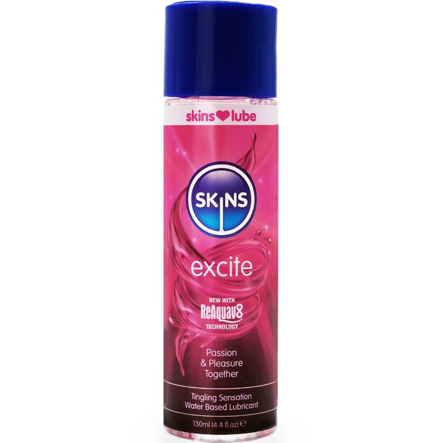 SKINS - EXCITE WATER-BASED LUBRICANT 130 ML - NOCTURNA DESIRES