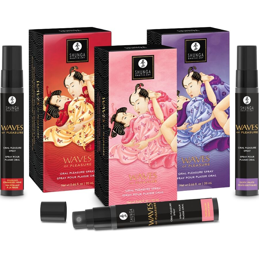 SHUNGA - WAVES PLEASURE SPRAY ORAL SEDUCTIVE EXOTIC FRUITS 20 ML - NOCTURNA DESIRES
