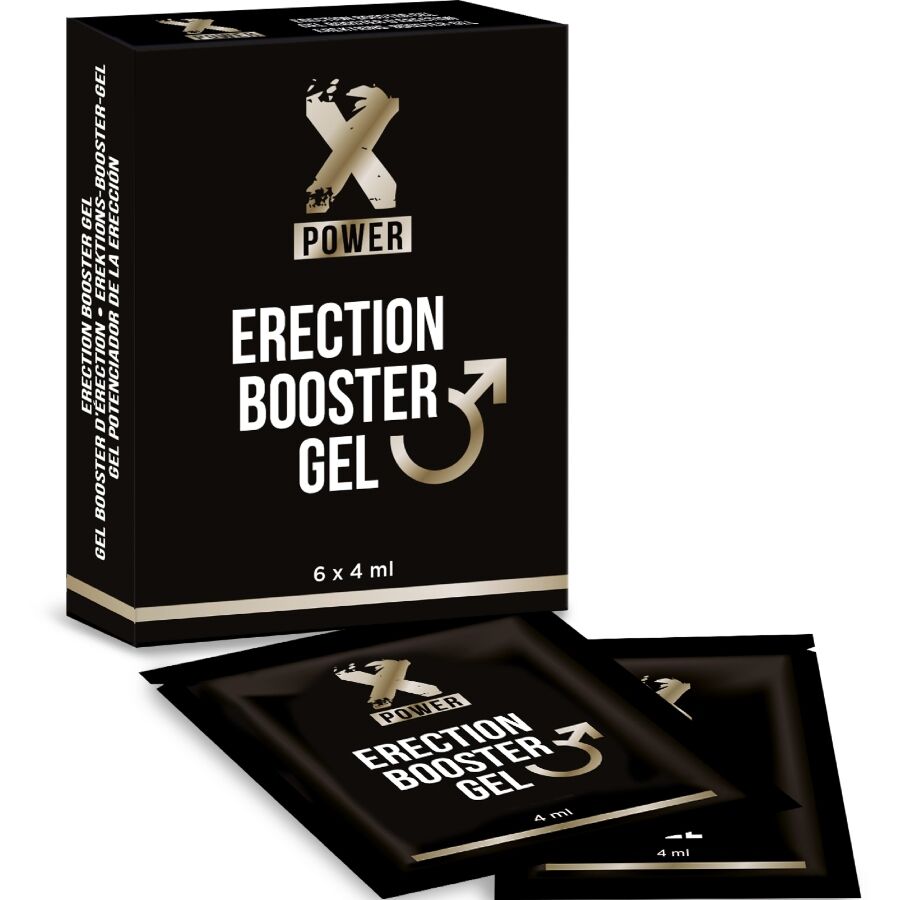 XPOWER - ERECTION BOOSTER GEL 6 X 4 ML - NOCTURNA DESIRES
