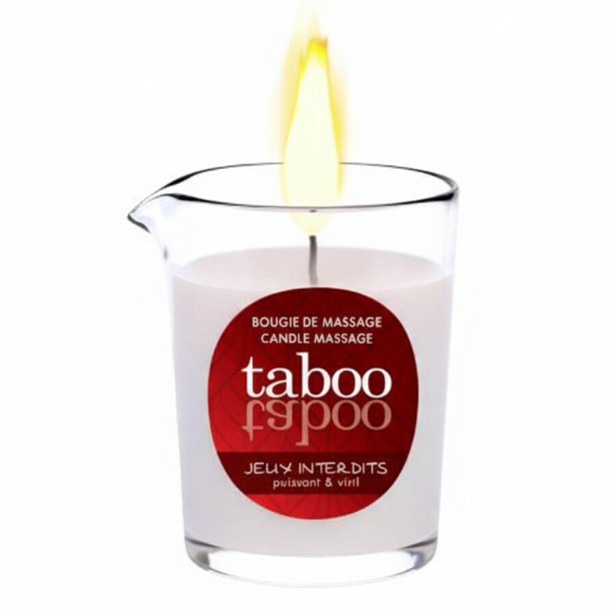 RUF - TABOO MASSAGE CANDLE FOR HIM JEUX INTERDITS WILD LICHEN AROMA - NOCTURNA DESIRES