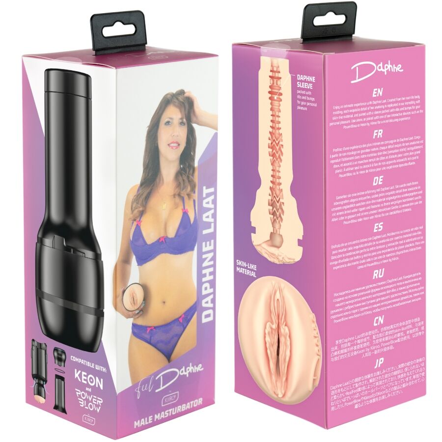 KIIROO - FEEL DAPHNE LAAT STARS COLLECTION STROKERS POWERBLOW COMPATIBLE - NOCTURNA DESIRES
