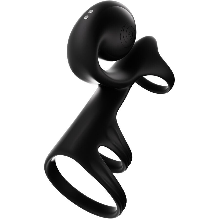 SNAIL VIBE - JOVI ARC COUPLE RING REMOTE CONTROL BLACK - NOCTURNA DESIRES