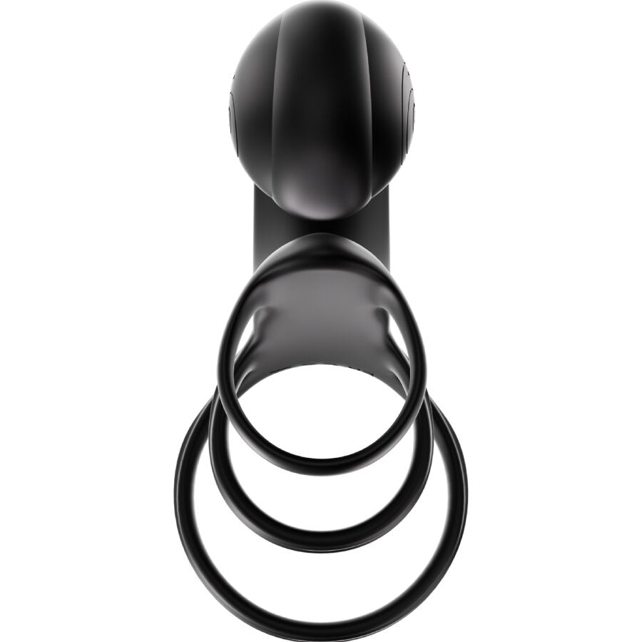 SNAIL VIBE - JOVI ARC COUPLE RING REMOTE CONTROL BLACK - NOCTURNA DESIRES