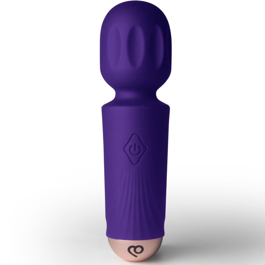 ROCKS-OFF - MINI RECHARGEABLE WAND 16 FUNCTIONS VIOLET DREAM - NOCTURNA DESIRES