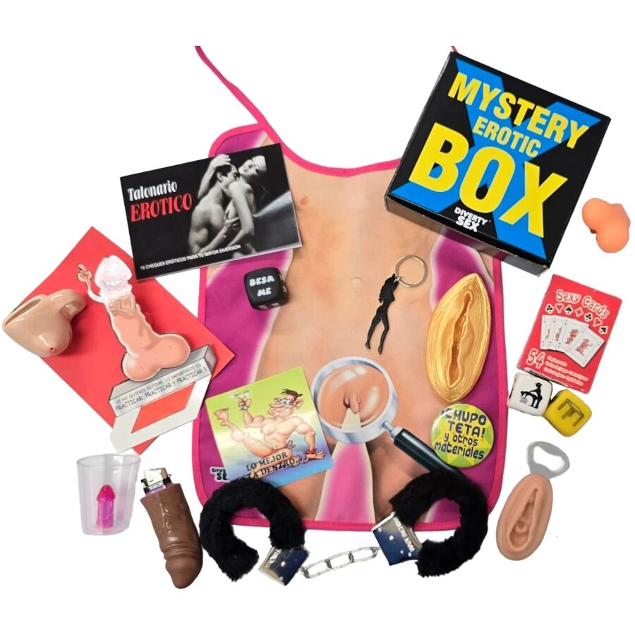 DIABLO PICANTE - MYSTERY EROTIC BOX FOR HIM 15 X 15 - NOCTURNA DESIRES