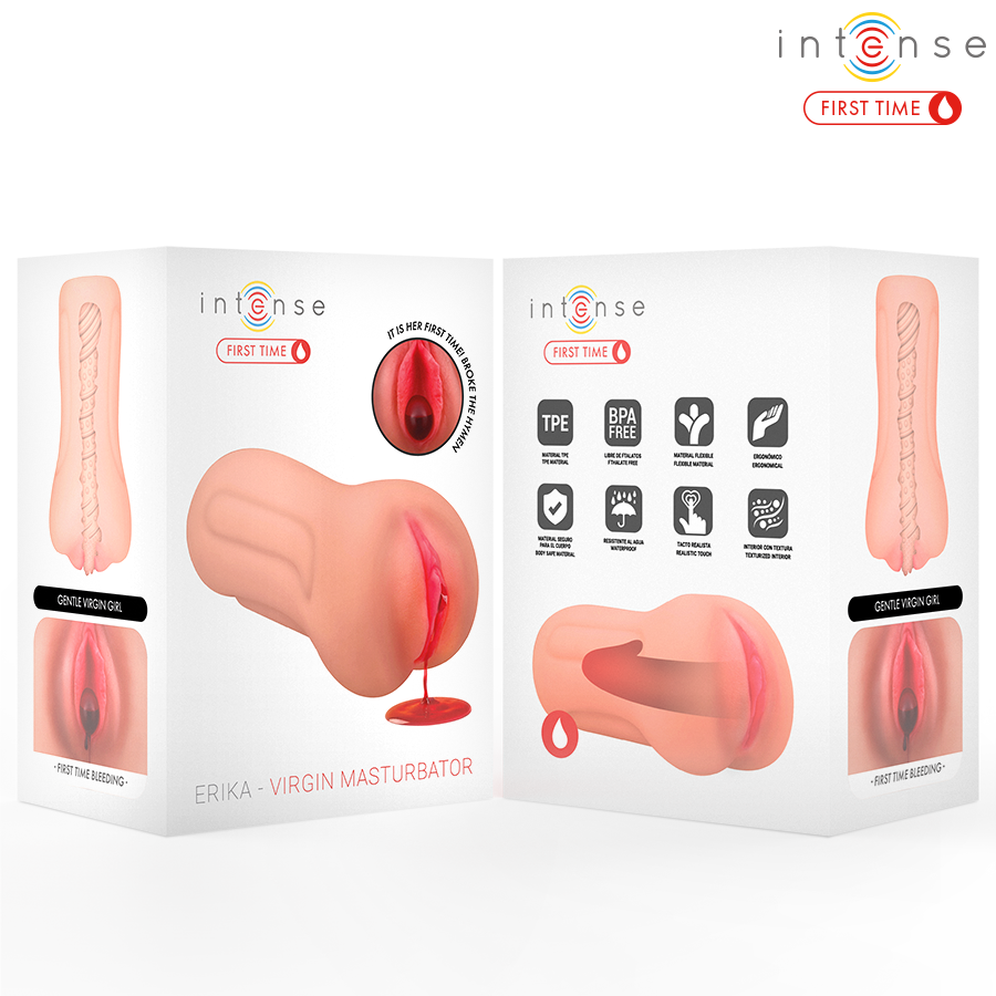 INTENSE FIRST TIME - ERIKA VIRGIN MASTURBATOR WITH BLEEDING - NOCTURNA DESIRES