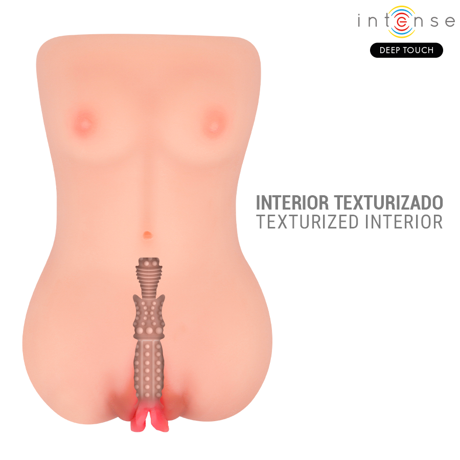 INTENSE DEEP TOUCH - CATHERINE VIBRATOR & SUCTION MASTURBATOR WITH VOICE - NOCTURNA DESIRES