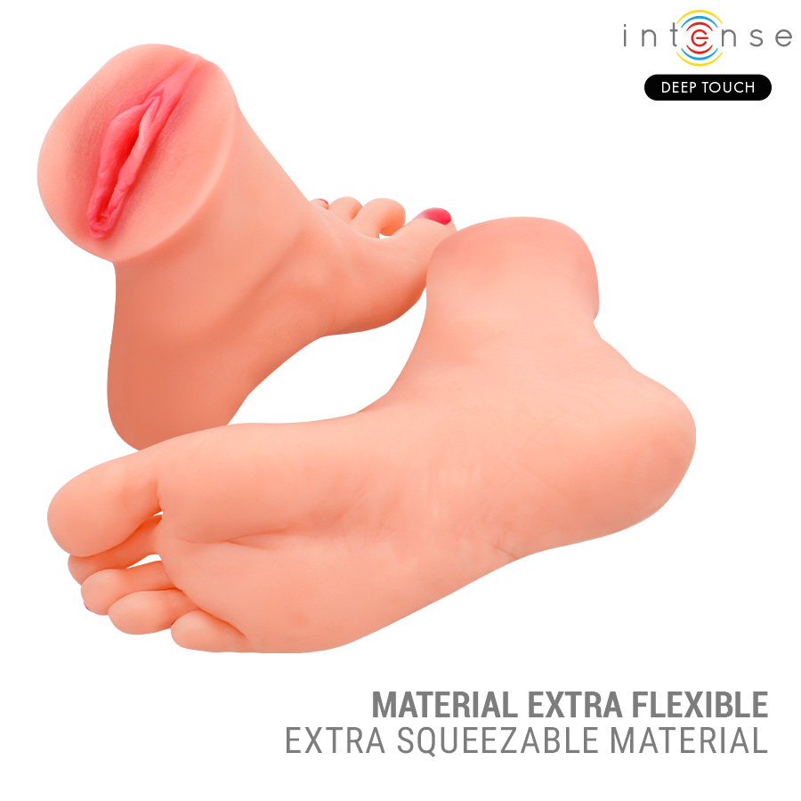 INTENSE DEEP TOUCH - GABBIE TWO-PIECE FOOT-SHAPED MASTUBADOR - NOCTURNA DESIRES