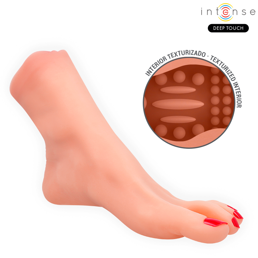 INTENSE DEEP TOUCH - GABBIE TWO-PIECE FOOT-SHAPED MASTUBADOR - NOCTURNA DESIRES