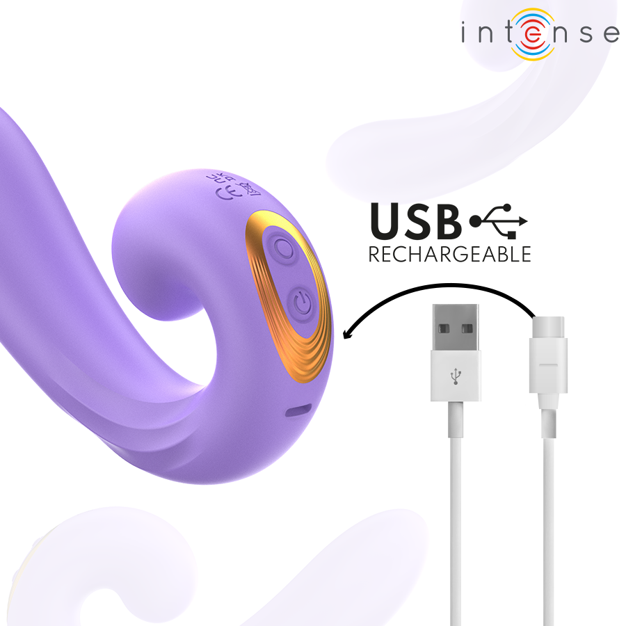 INTENSE - MERYL DOUBLE VIBRATION CLITORIS STIMULATOR - NOCTURNA DESIRES