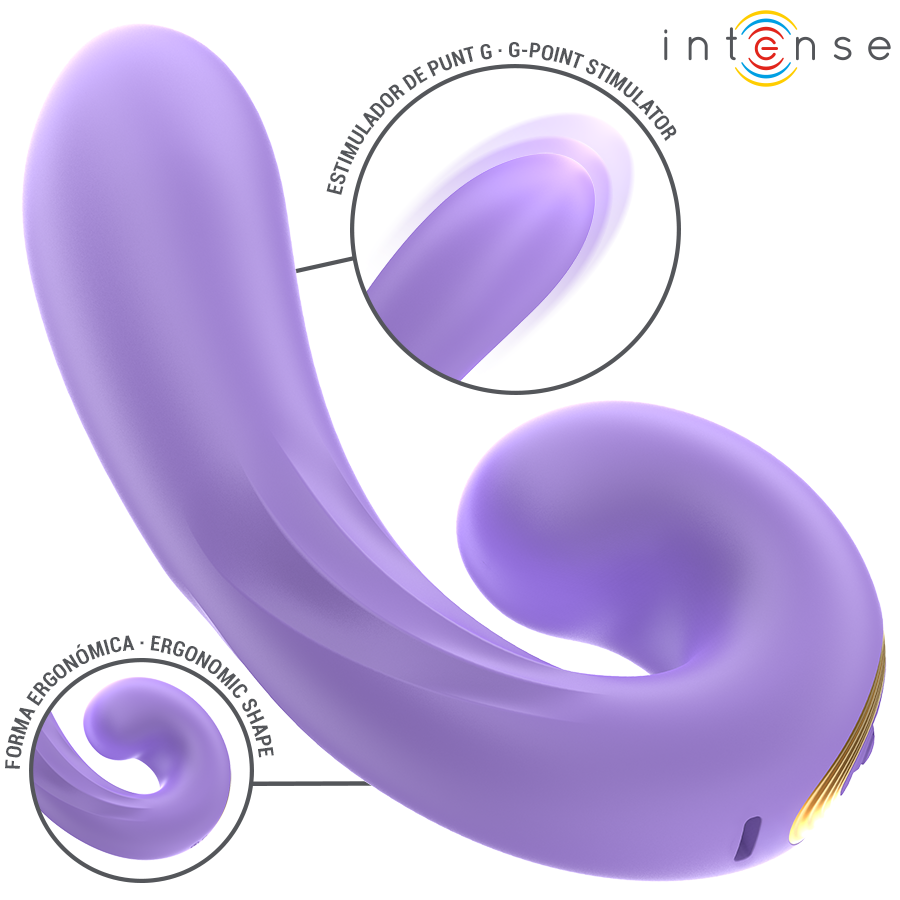 INTENSE - MERYL DOUBLE VIBRATION CLITORIS STIMULATOR - NOCTURNA DESIRES