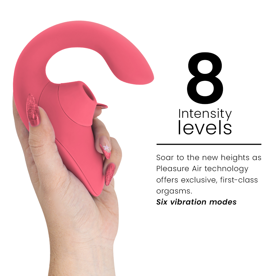 WOMANIZER - BLEND RABBIT VIBRATOR STIMULATOR VIBRANT ROSE - NOCTURNA DESIRES