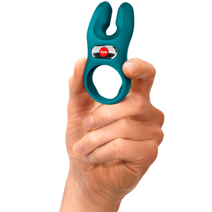 FUN FACTORY - NOS PRO VIBRATING COCK RING BOTTLE GREEN - NOCTURNA DESIRES
