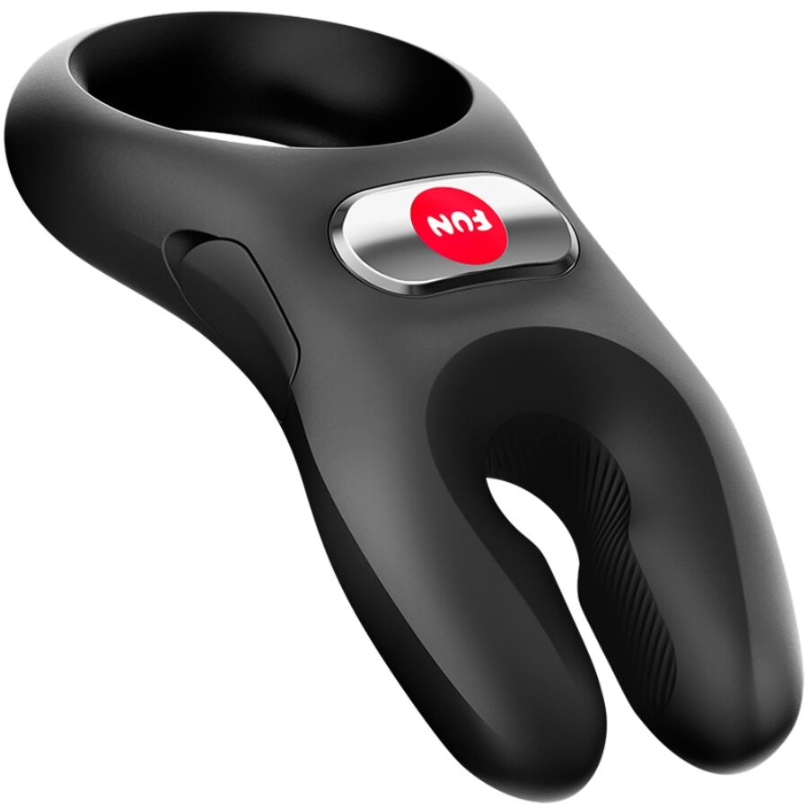 FUN FACTORY - NOS PRO VIBRATING COCK RING BLACK - NOCTURNA DESIRES