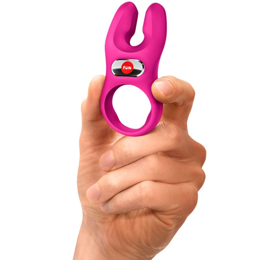 FUN FACTORY - NOS PRO VIBRATING COCK RING MAGENTA - NOCTURNA DESIRES