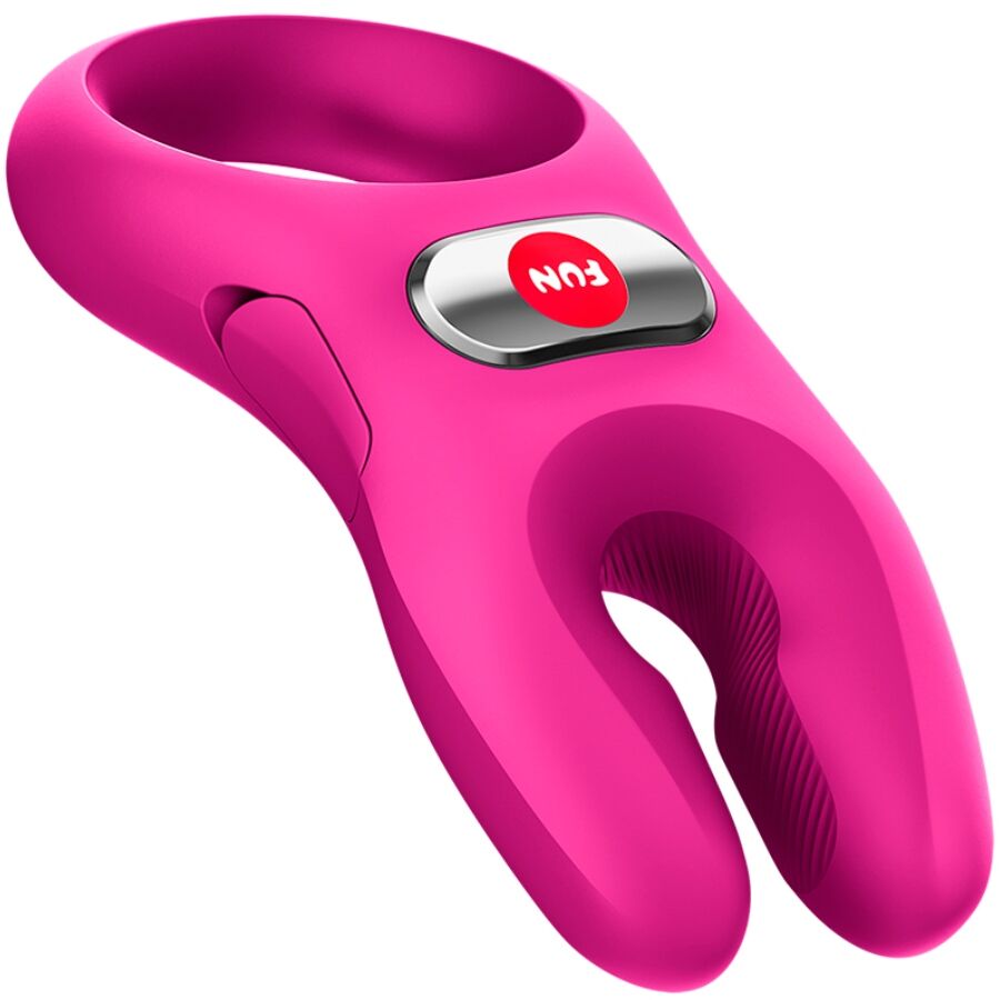 FUN FACTORY - NOS PRO VIBRATING COCK RING MAGENTA - NOCTURNA DESIRES