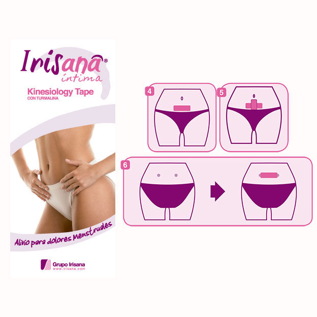 IRISANA - SELF-ADHESIVE TAPE FOR MENSTRUAL PAINS IRISCUP  NOCTURNA DESIRES
