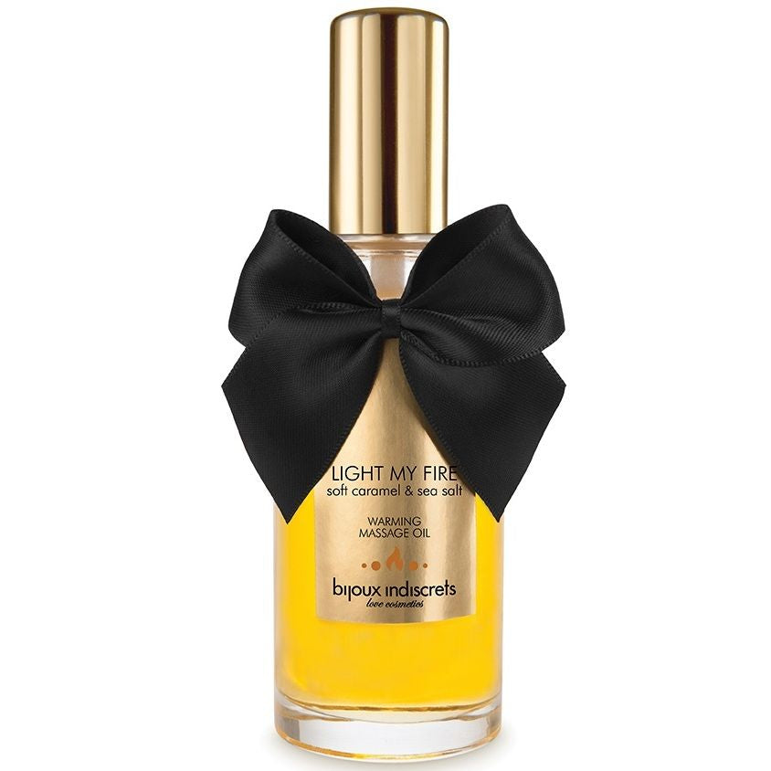 BIJOUX - MASSAGE OIL HEAT EFFECT CARAMEL AROMA - NOCTURNA DESIRES