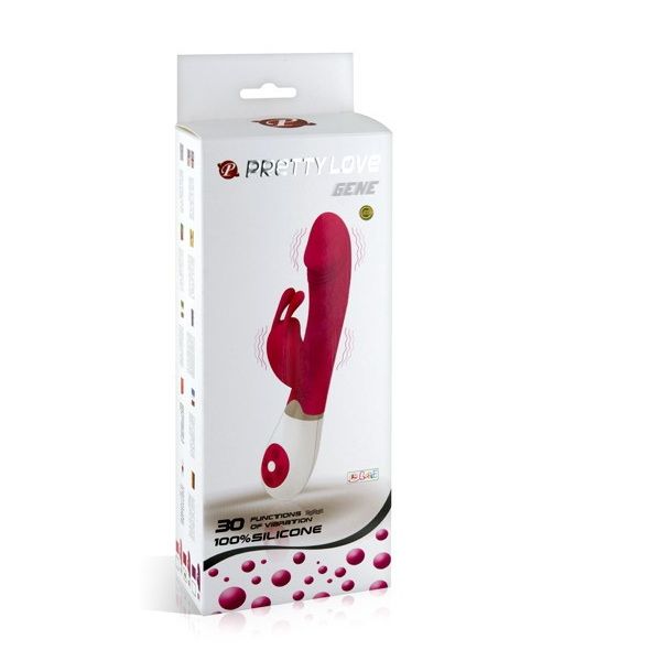 PRETTY LOVE - FLIRTATION VIBRATOR WITH RABBIT GENE PRETTY LOVE FLIRTATION  NOCTURNA DESIRES