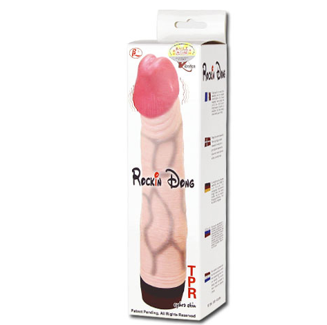 BAILE - ROCKIN DONG PENIS CYBER SKIN I BAILE VIBRATORS  NOCTURNA DESIRES