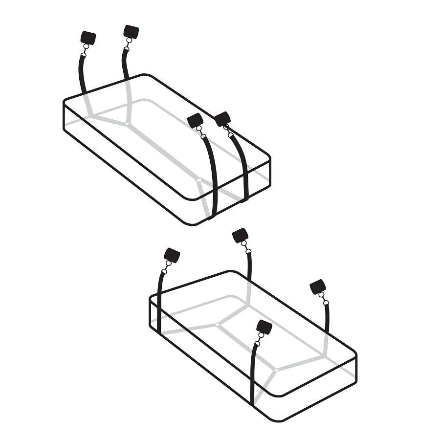 FETISH FANTASY LIMITED EDITION - WRAPAROUND MATTRESS RESTRAINTS FETISH FANTASY ED.LIMITADA  NOCTURNA DESIRES