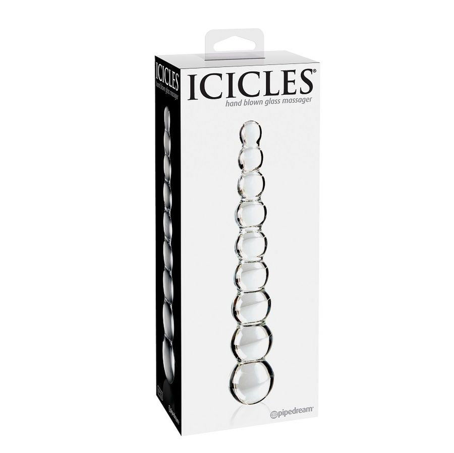 ICICLES - N. 2 GLASS MASSAGER ICICLES  NOCTURNA DESIRES
