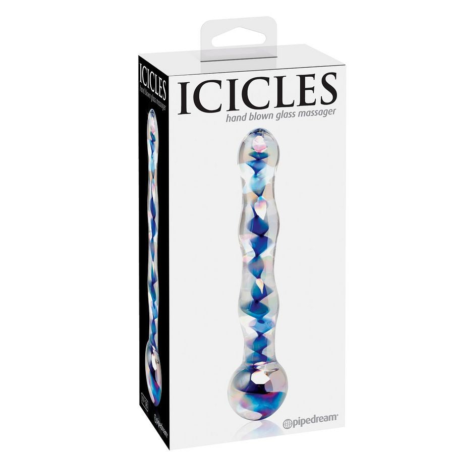 ICICLES - N. 8 GLASS MASSAGER ICICLES  NOCTURNA DESIRES