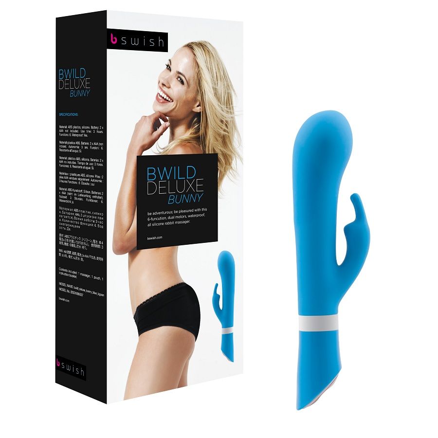 B SWISH - BWILD DELUXE BUNNY RABBIT VIBRATOR JADE B SWISH  NOCTURNA DESIRES
