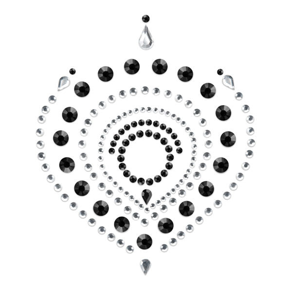 BIJOUX - INDISCRETS FLAMBOYANT BLACK&SILVER BIJOUX DESIRE METALLIQUE  NOCTURNA DESIRES