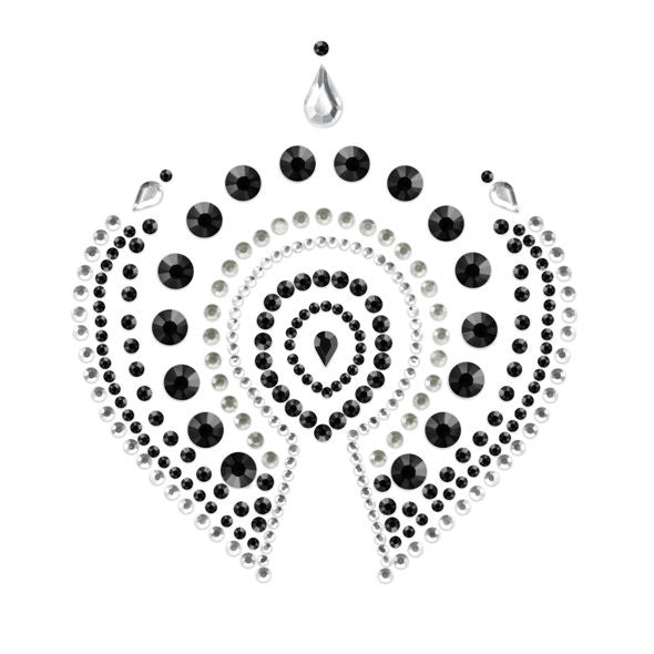 BIJOUX - INDISCRETS FLAMBOYANT BLACK&SILVER BIJOUX DESIRE METALLIQUE  NOCTURNA DESIRES