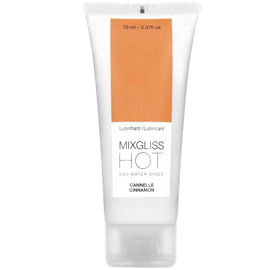 MIXGLISS - HEAT EFFECT LUBRICANT CINNAMON FLAVOR 70ML MIXGLISS  NOCTURNA DESIRES